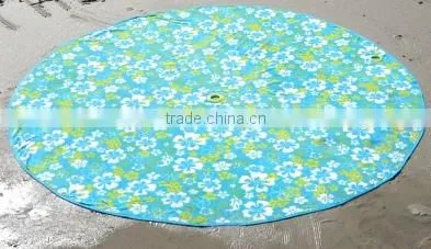 New design watermelon shaped round beach towel made in China