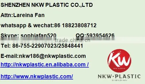 KW3-1102 Food-grade and rectangular disposable clear plastic divided food serving tray (264*204*46mm), OEM orders are welcome