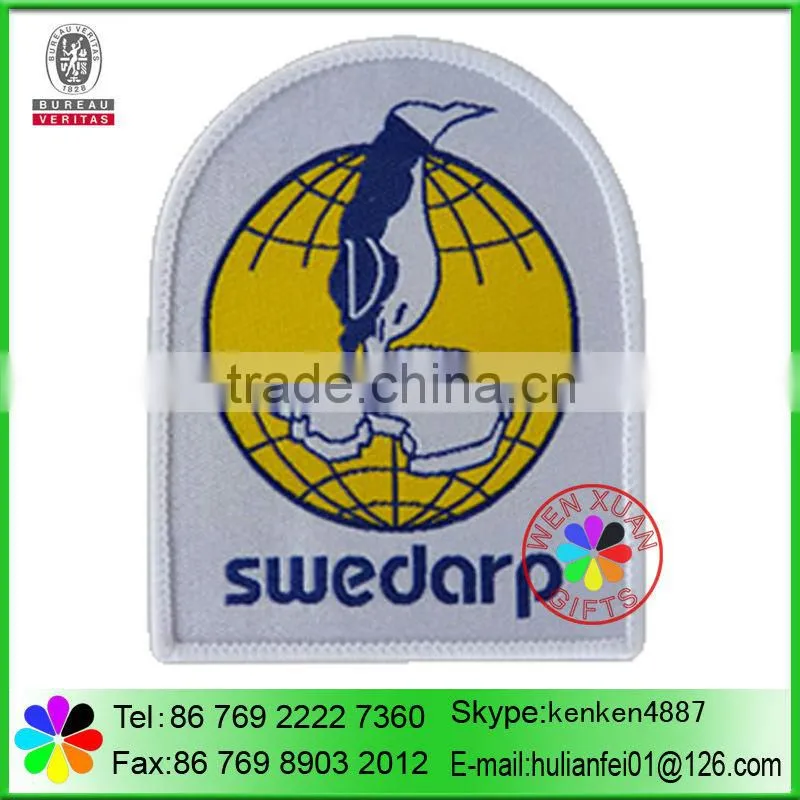 Sew on woven patch badge