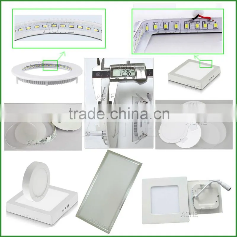 Dimmable 6W round Led panel Light 6W round Led Ceiling Panel Light 6W ultra thin round led downlight Dimmable