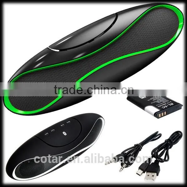 2015 Hot Selling Rugby Bluetooth Speakers For iphone 6 Handsfree FM TF USB