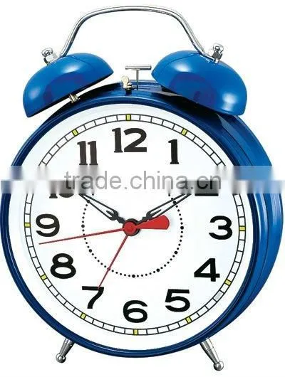 6.6 inches metal mechanical alarm clock