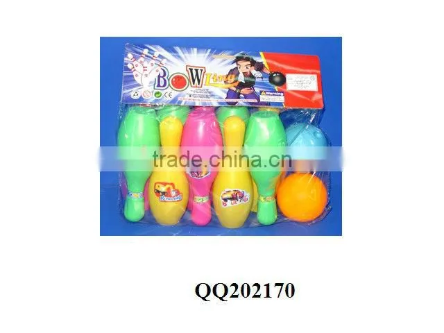 Lovely plastic bowling set toy