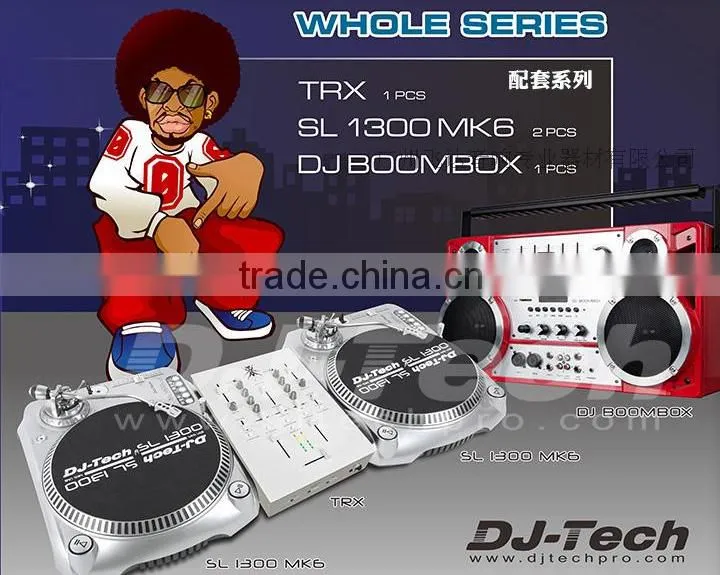 Scratch DJs record player usb record Turntable box PITCH CONTROL & USB RECORDING Vinyl Player Suitcase turntables