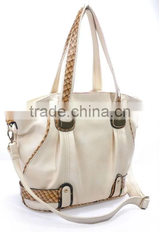 2015 famous ladies' pu leather handbags for the fashionable