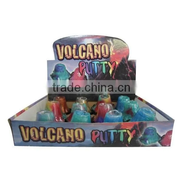 Galaxy volcano putty toys glacier slime