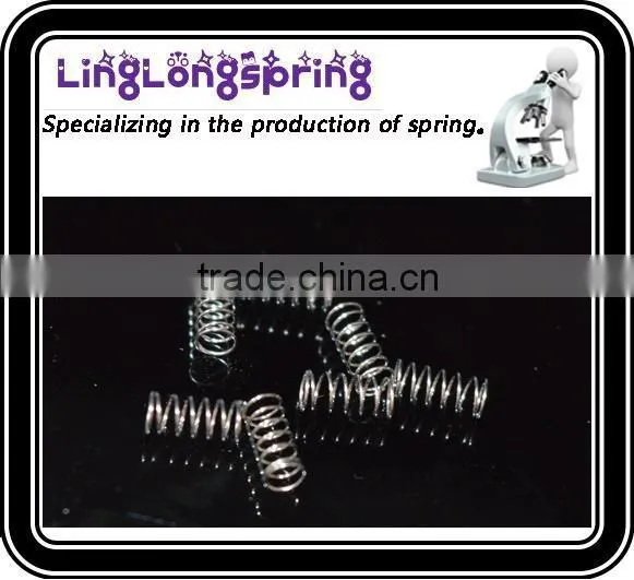 Custom steel helical compression springs