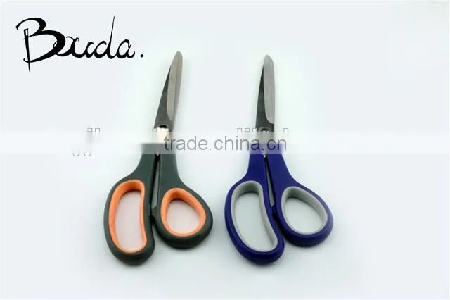 8" Tip blade high quality office scissors with plastic handle BD-S1602