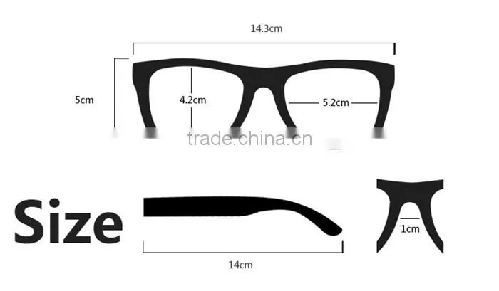 womens 2016 fashion vogue UV400 mirror lens custom design bamboo wooden polarized sunglasses with CE standard