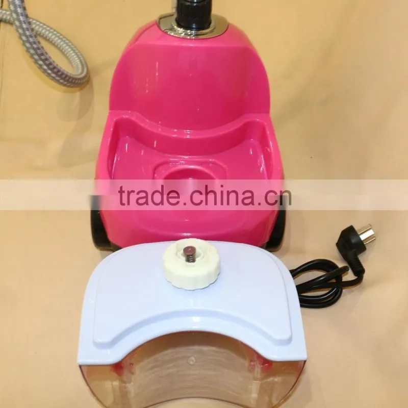 220V Pink household portable garment steamer