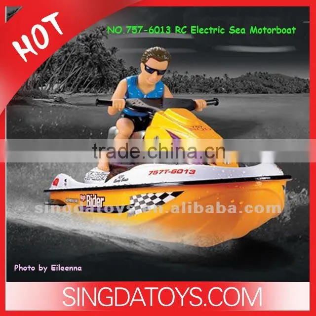 Hot Selling 757-6013 1:5 Scale Remote Control Electric Sea Motorboat RC Toys