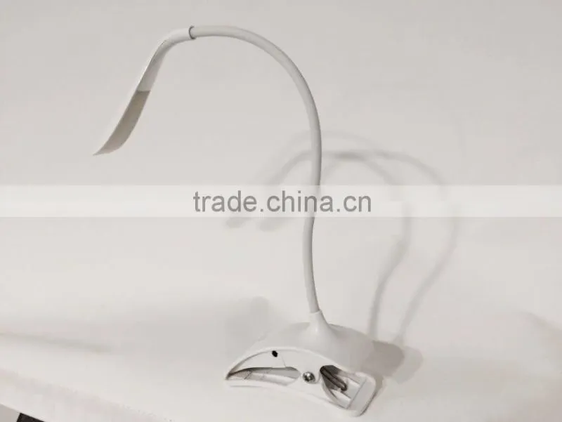 ABS plastic mini white led bed light student use eye protection led reading lights