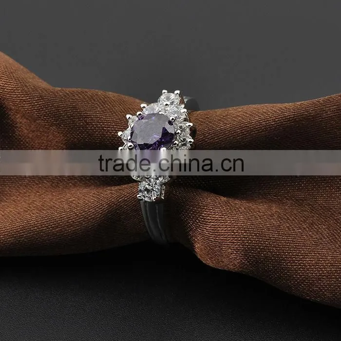 Well-built Fashion Women Top-level Turkish Gemstone Rings