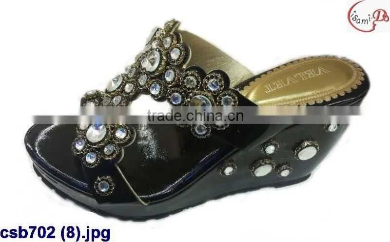 csb702 (8) New arrival fashion lady sandals with shone for wedding/party