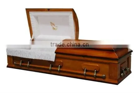 Veneer Casket American style casket funeral supplies wholesales Nantong Millionaire
