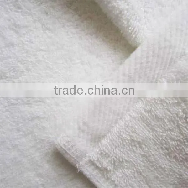 100% cotton 21s/2 white used hotel towels cheap hotel towel