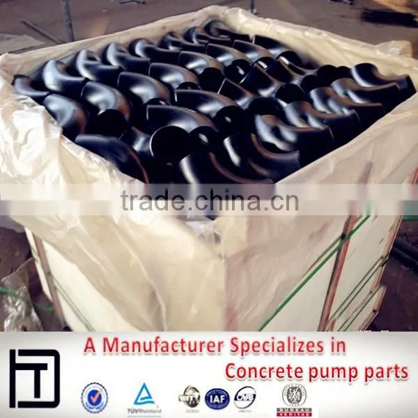DN125*R180*90D Concrete Pipe Elbow Casting Concrete Pump Parts
