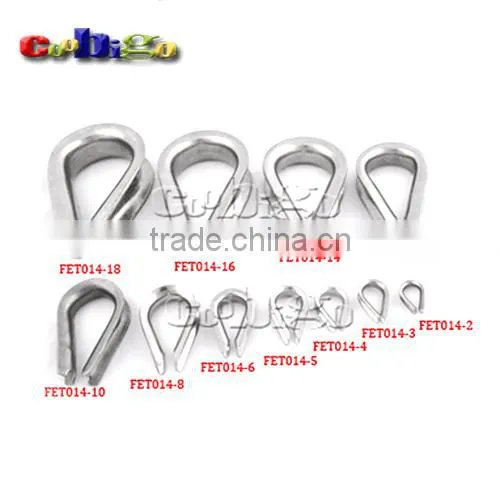 Thimbles European Commercial Stainless Steel Wire Rope Hardware #FET014
