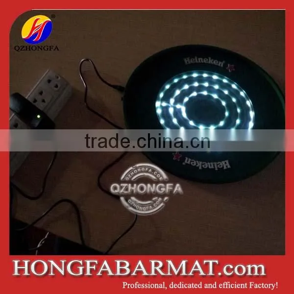 Custom Beer Buckets with LED light Mat for Sale
