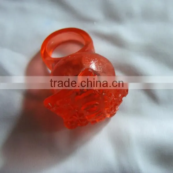 Flashing star ring