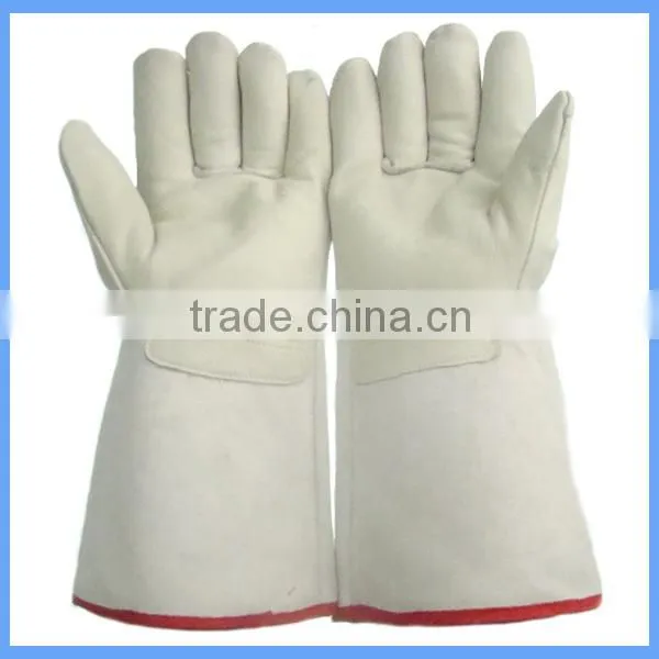 Top Quality LN2 Cowhide Grain Leather Industrial Leather Hand Gloves