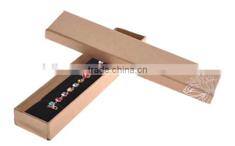 Jewelry ring necklace bracelet gift packaging craft paper box
