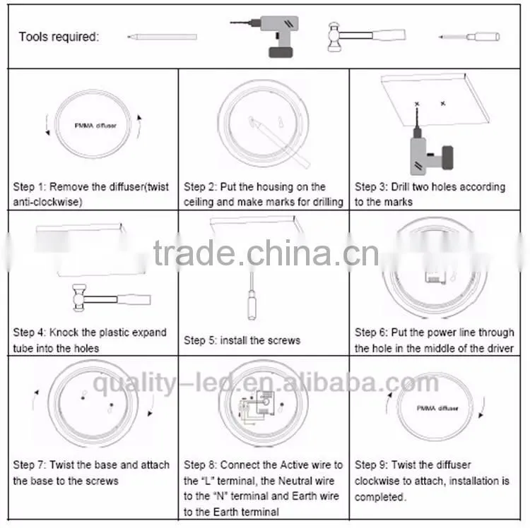SAA 12w 18W 24W 30W led oyster bulkhead light