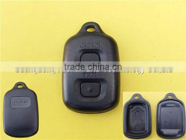 Keyless 2 buttons remote key case fob for Toyota car no logo