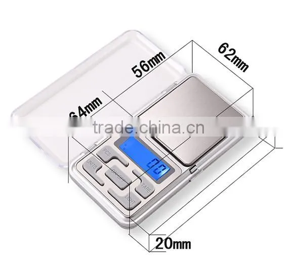 New 500g/0.1g LCD Pocket Electronic Mini Digital Jewelry Scale SV005453