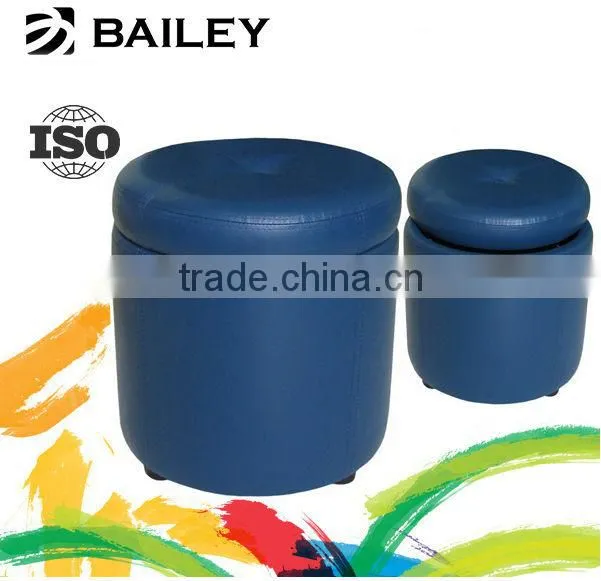 Round lamp colr footstool