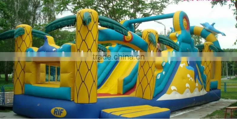 2014 hot sale Inflatable fun city park game ,amusement park for kids