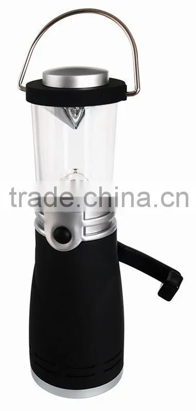 Solar dynamo camping light