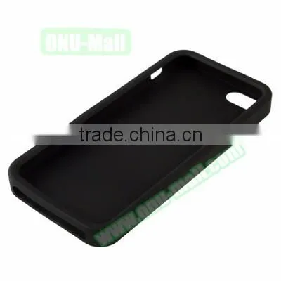 Free Sample Silicone Phone Case for iPhone 5, Back Cover Case for iPhone SE