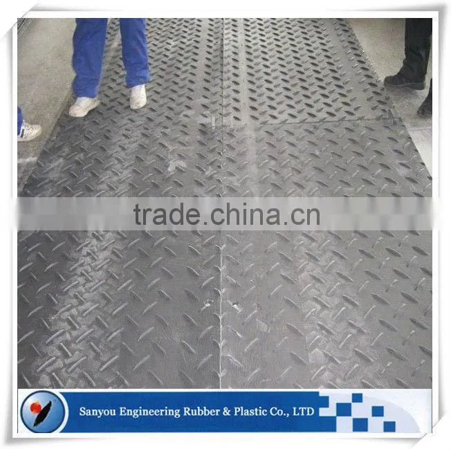 Very Durable HDPE ground protection plastic mat 20mm thick plastic board