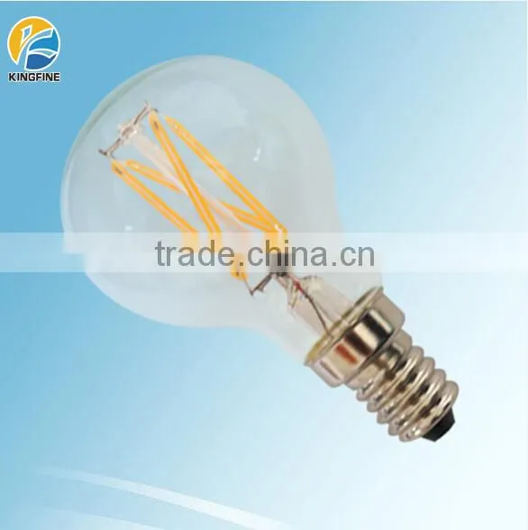 Newest product TUV G45 led light bulb 4W E14 led lighting led filament bulb /led lamp ebay europe all product COB-G4504E