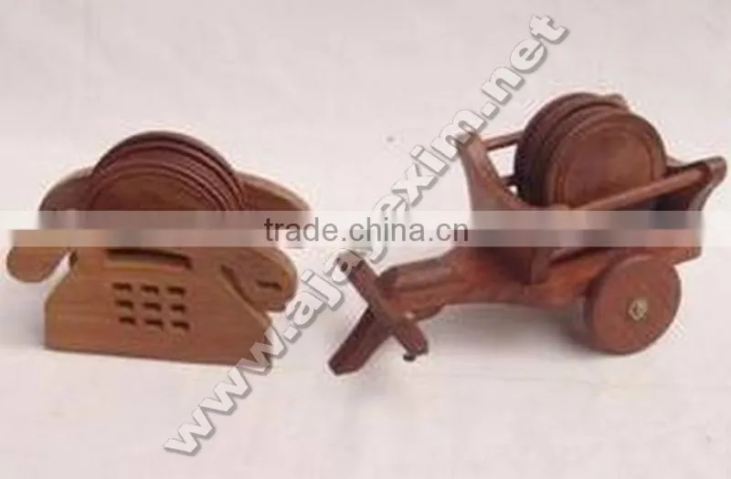 Wooden Tea Coaster