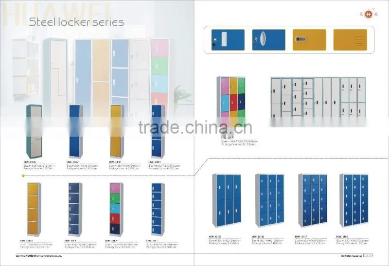 Metal 2-tier door storage locker for Kids
