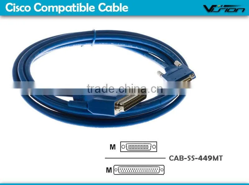 10FT CAB-SS-449MT Cisco Smart Serial to DB37 male RS449 DTE Cable