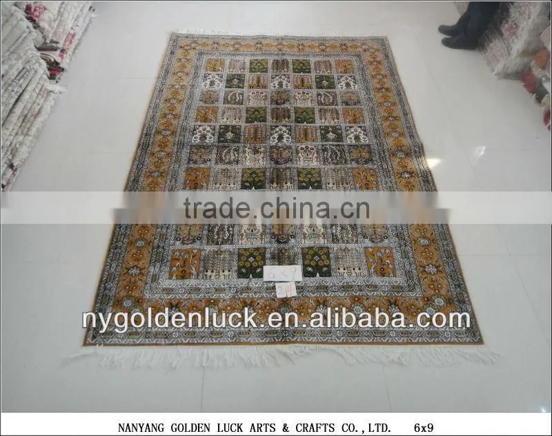 6x9ft Chinese Factory Price Handmade Wool and Silk Blend Floor Rugs