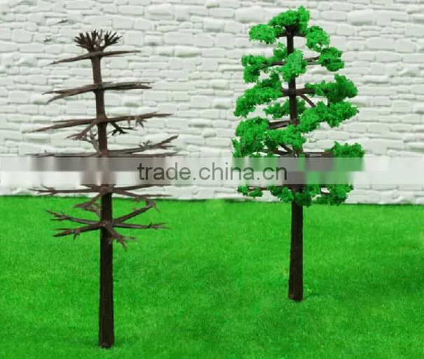 Decorative plastic tree, scale model trees, model tree in other construction , model tree base plastic, MT-15