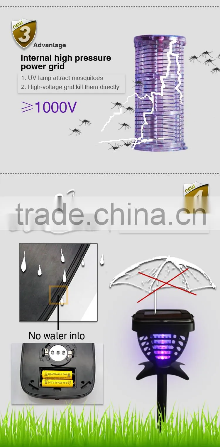 Outdoor Portable Electronic solar mosquito trap lamp AN-C888