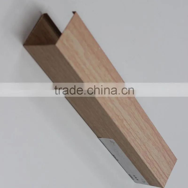 Recyclable Aluminum Sheet Wood Grain Aluminum Suspended Ceiling Tiles U Aluminum Screen Ceiling