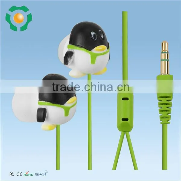 plastic headset earphone hook, round cable neck audifono