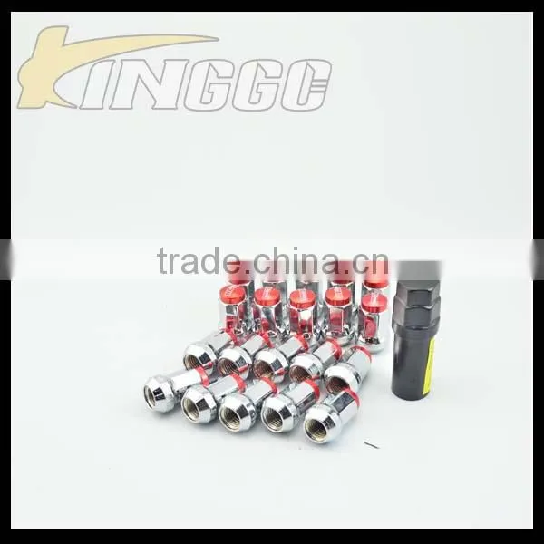 Auto 35mm Iron Wheel Racing max guard colored Lug Nuts 20pcs/set For Car