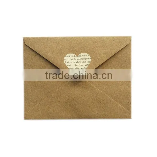 OEM kraft envelope with button and string closure