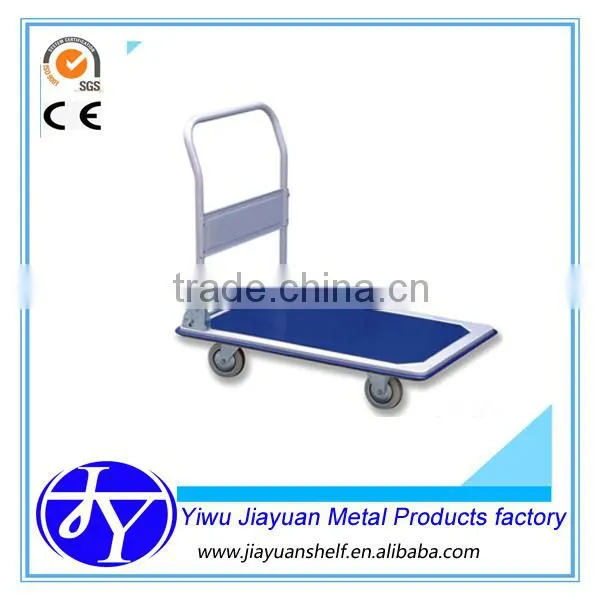 warehouse hand trolley with platform