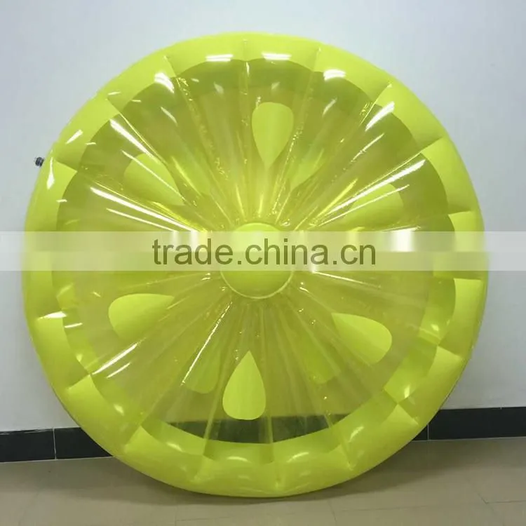 small quantity order available Watermelon Slice Island Inflatable Raft, inflatable watermelon pool float for sale