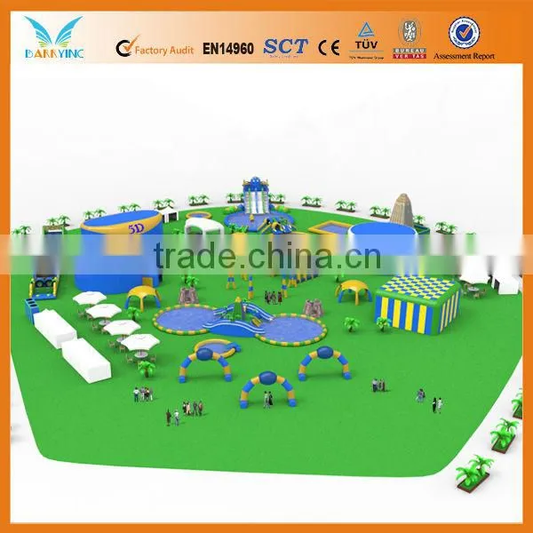 Cheap inflatable china theme park for big fun