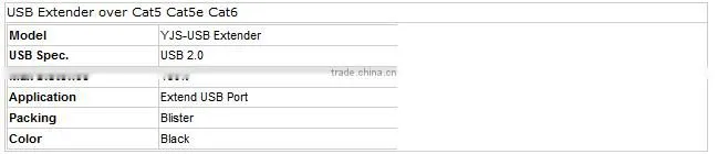 2016 new product Convenient USB extender by RJ45 for cctv system