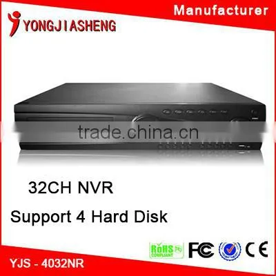 Factory supply cctv nvr 32 ch 4HDD support 4 hard disk 32 ch nvr cheap 1080p 32ch poe connect nvr